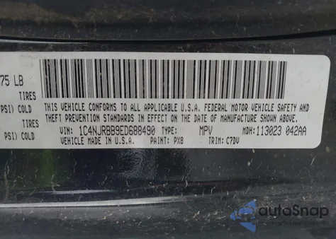 2014 Jeep Patriot Sport из США, поврежденный, VIN 1C4NJRBB9ED688490